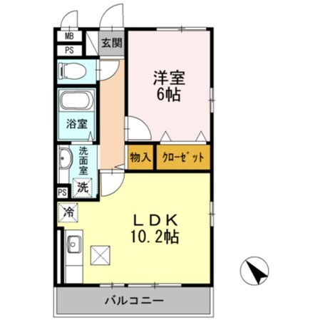 アピーズの物件間取画像